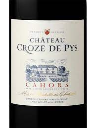 Cahor Malbec 2020 Chateau Croze de pys